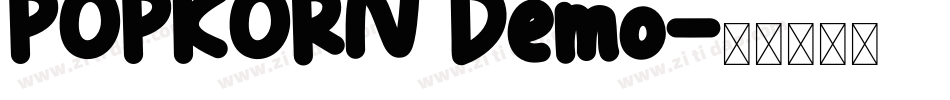 POPKORN Demo字体转换